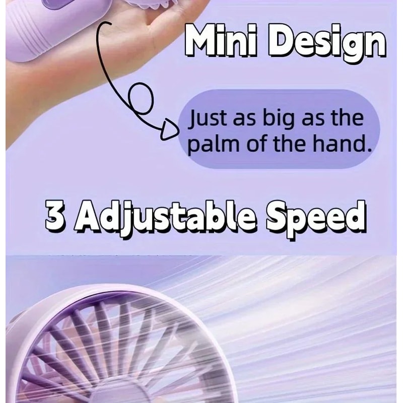 Mini Portable USB Handheld Fan 8