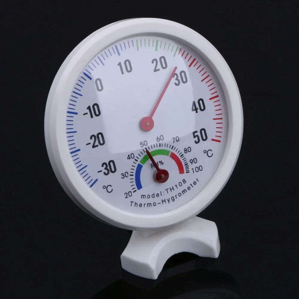 Mini Analog Thermometer Hygrometer Gauge 0