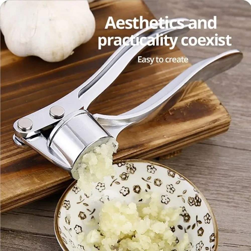 Stainless Steel Garlic Masher And Ginger Press 2