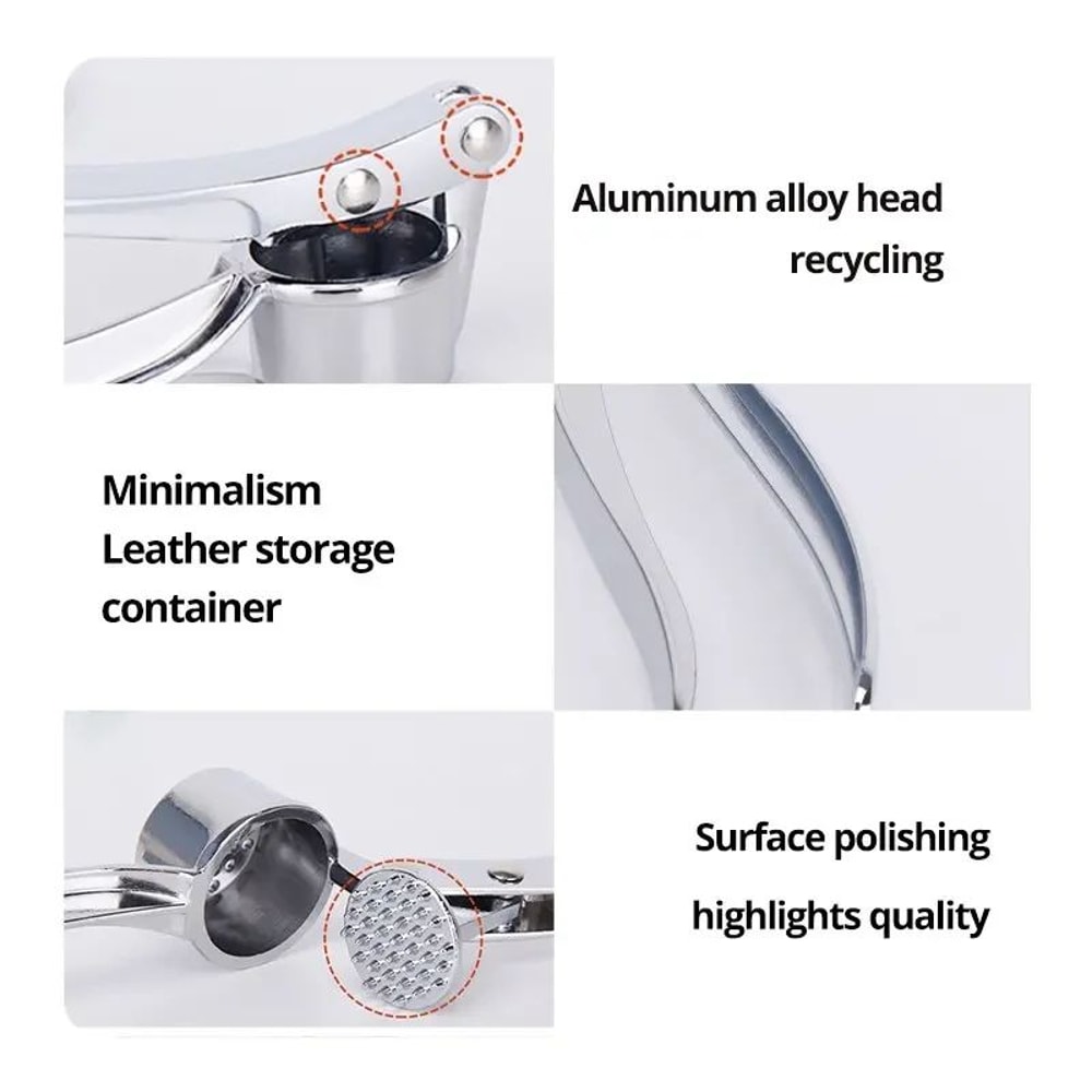 Stainless Steel Garlic Masher And Ginger Press 4