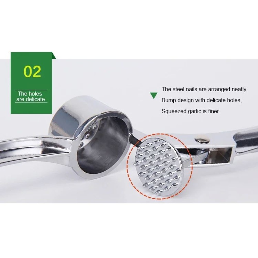 Stainless Steel Garlic Masher And Ginger Press 9