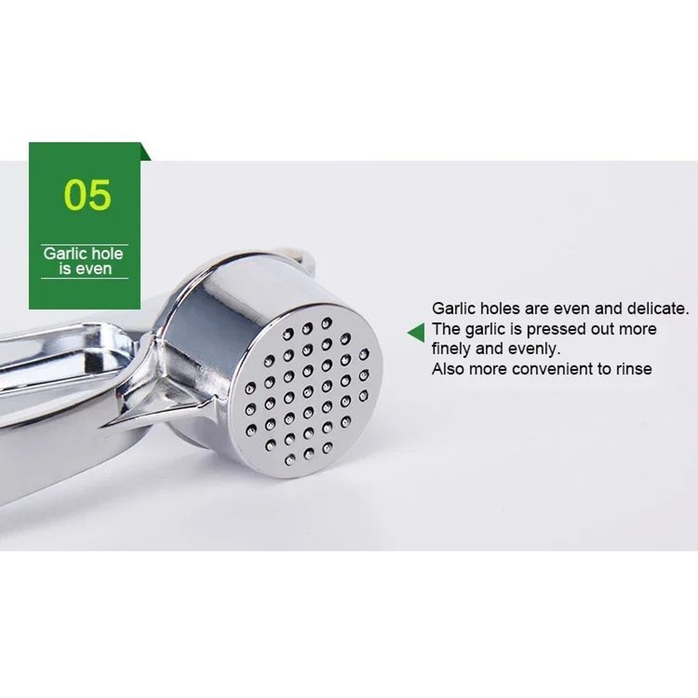 Stainless Steel Garlic Masher And Ginger Press 12