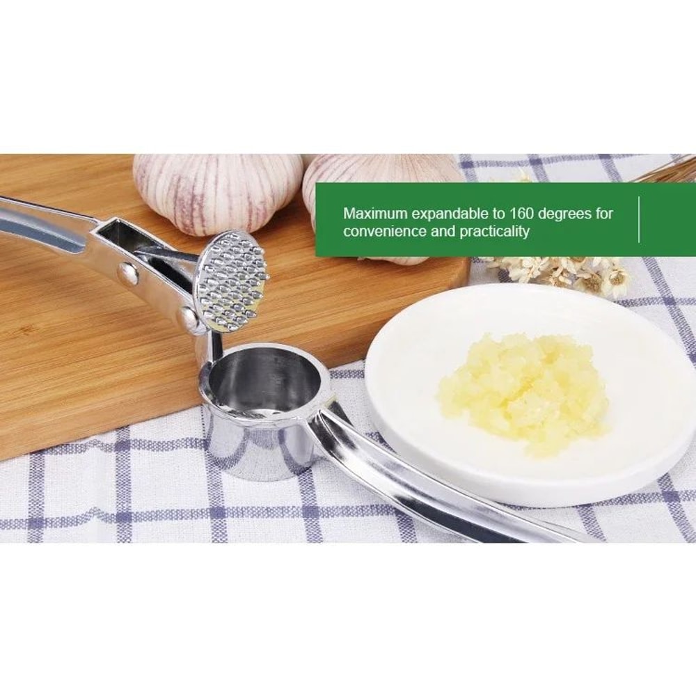 Stainless Steel Garlic Masher And Ginger Press 14