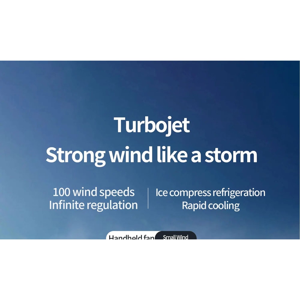 Portable Folding Handheld Fan With Cooling Display 8