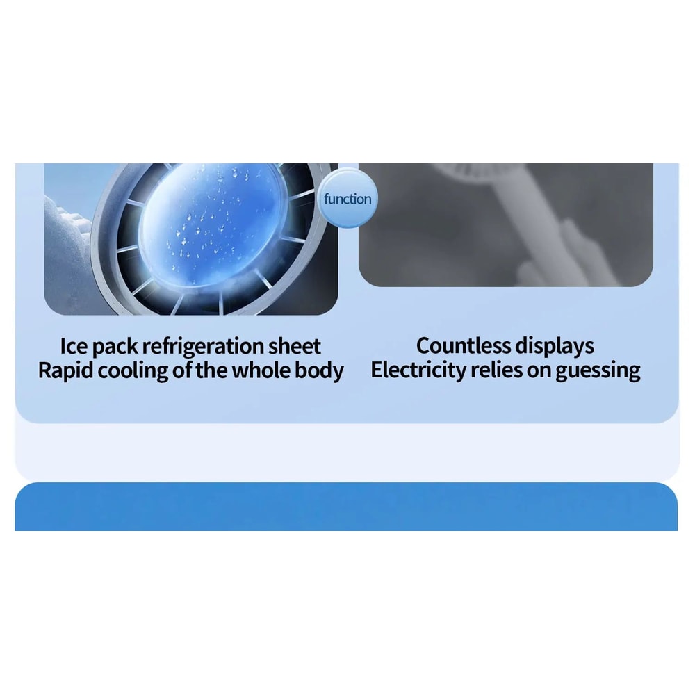 Portable Folding Handheld Fan With Cooling Display 13