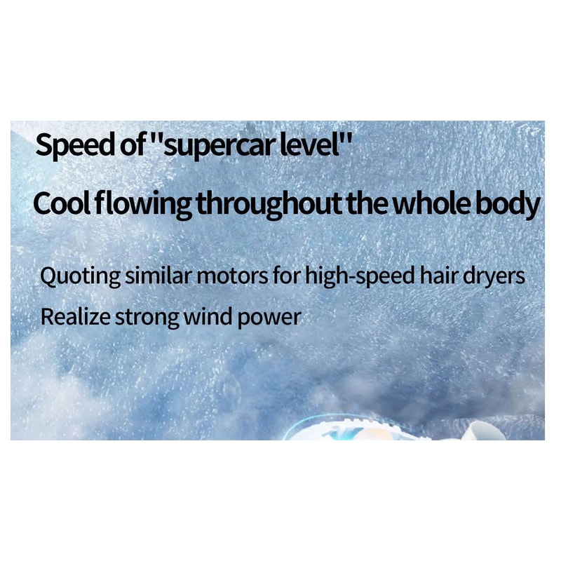 Portable Folding Handheld Fan With Cooling Display 14