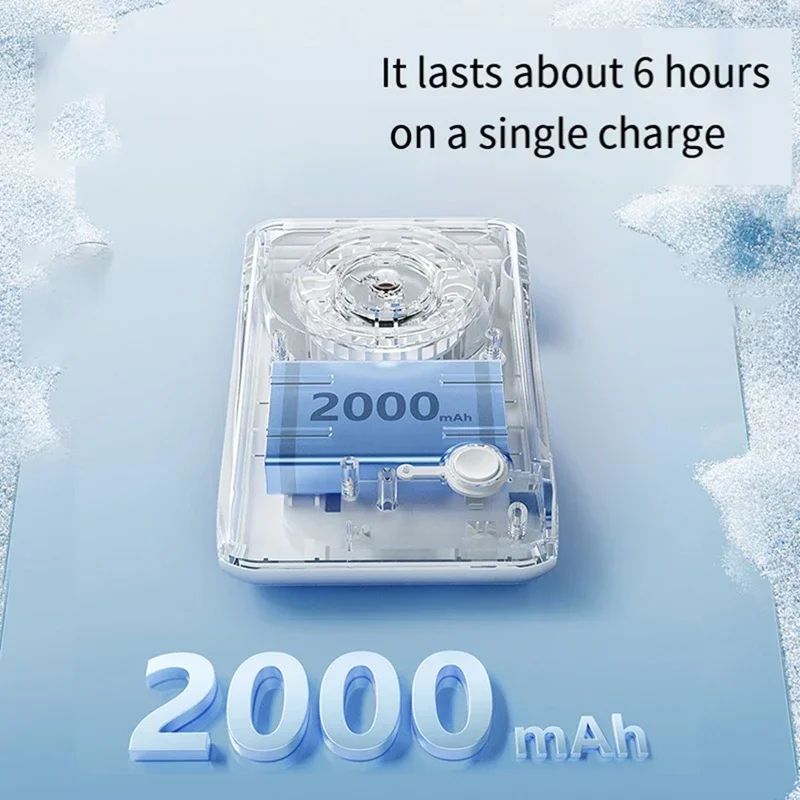 Rechargeable Hands Free Portable Fan With Clip 5