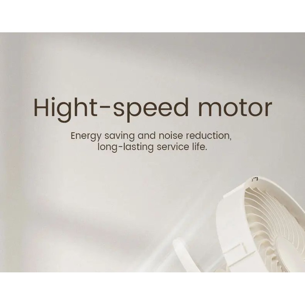 Wall Mounted Rechargeable Clip On Silent Fan 8