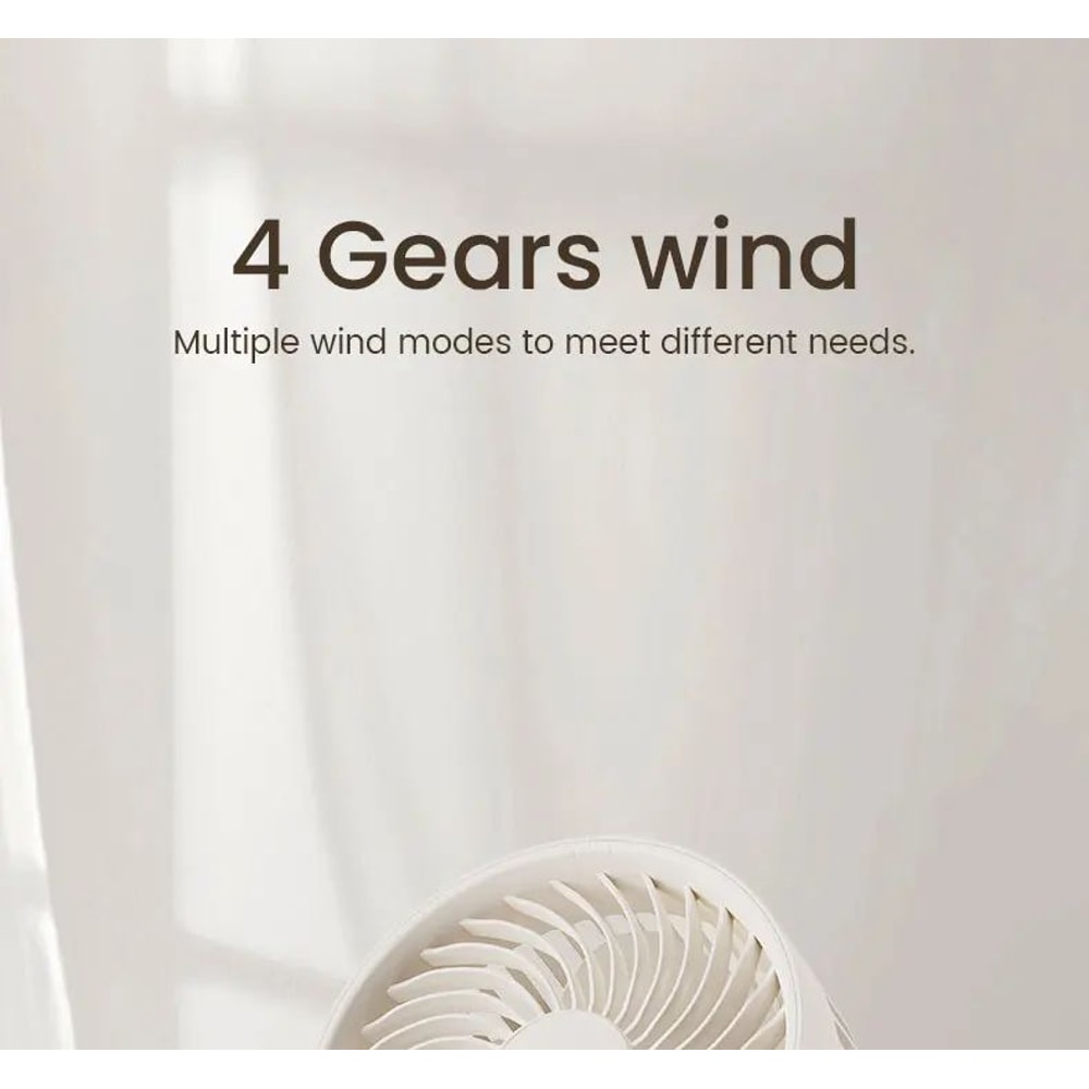 Wall Mounted Rechargeable Clip On Silent Fan 10