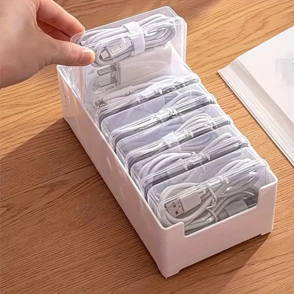 Cable Organizer Storage Box Set For Desk 5
