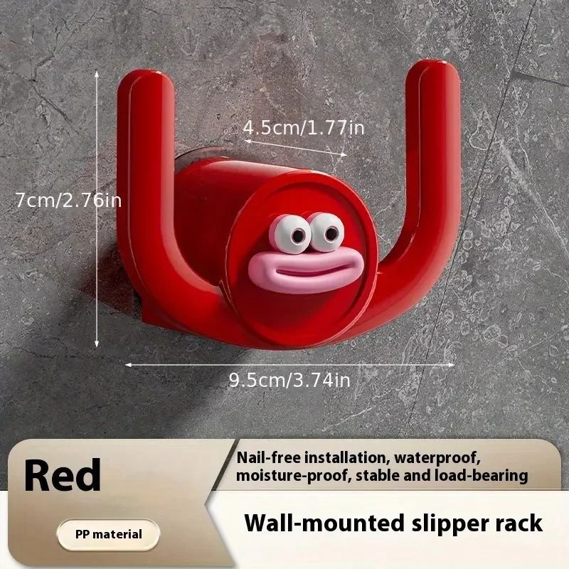 Cartoon Slippers Hook Bathroom Storage Rack 7