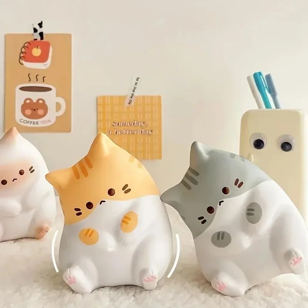 Adorable Cartoon Cat Squeeze Stress Toy 3
