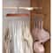 Wooden Multi Hook Hanger For Clothing Storage 1