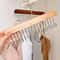 Wooden Multi Hook Hanger For Clothing Storage 3