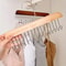 Wooden Multi Hook Hanger For Clothing Storage 3