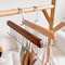 Wooden Multi Hook Hanger For Clothing Storage 4