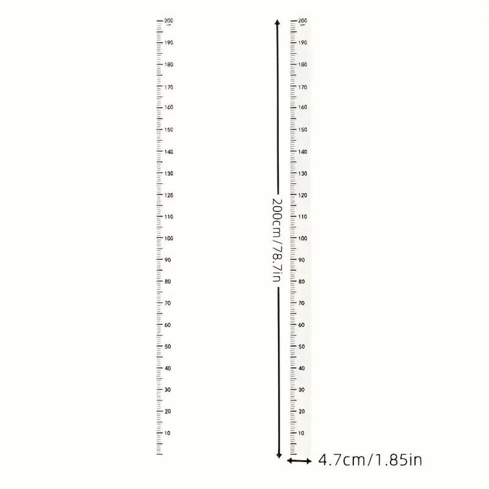 Wall Height Measurement Chart For Kids Rooms 2