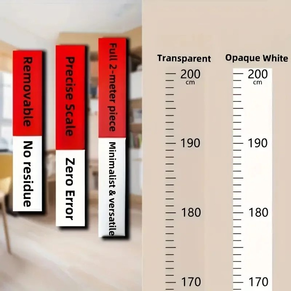 Wall Height Measurement Chart For Kids Rooms 4