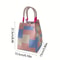 Vintage Floral Knit Tote Bag For Women 4