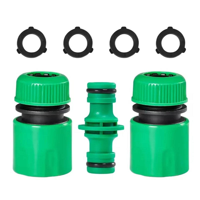 Garden Hose Quick Connector Double Male Adapter 2