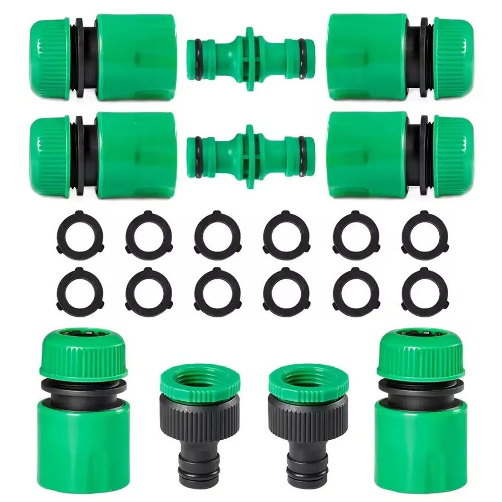 Garden Hose Quick Connector Double Male Adapter 7