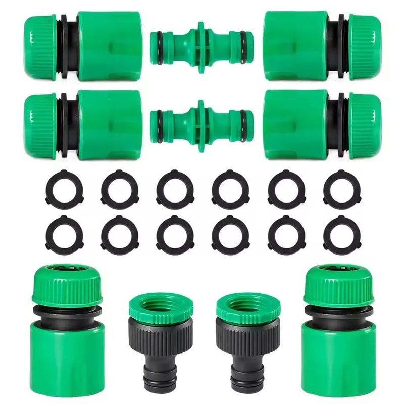 Garden Hose Quick Connector Double Male Adapter 7