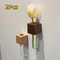Solid Wood Magnetic Vase For Refrigerator Decor 7