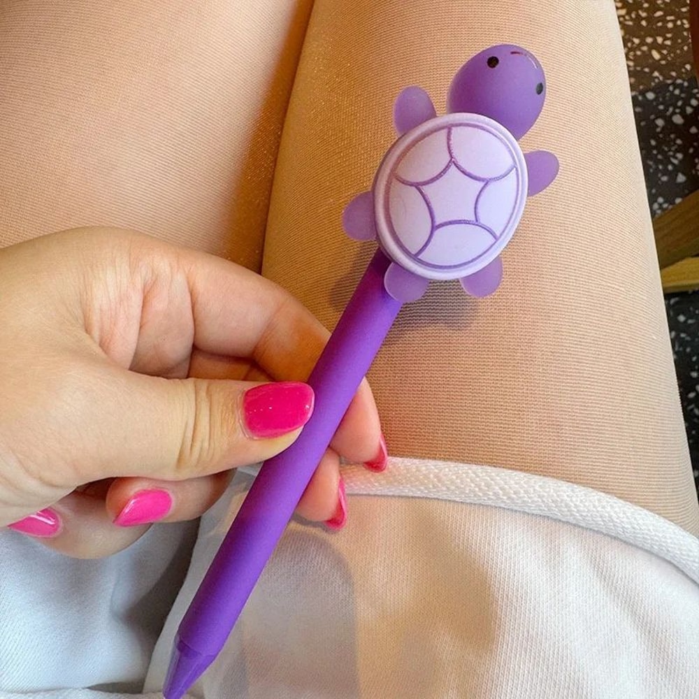 Cute Turtle Ballpoint Pen Set For Students 3
