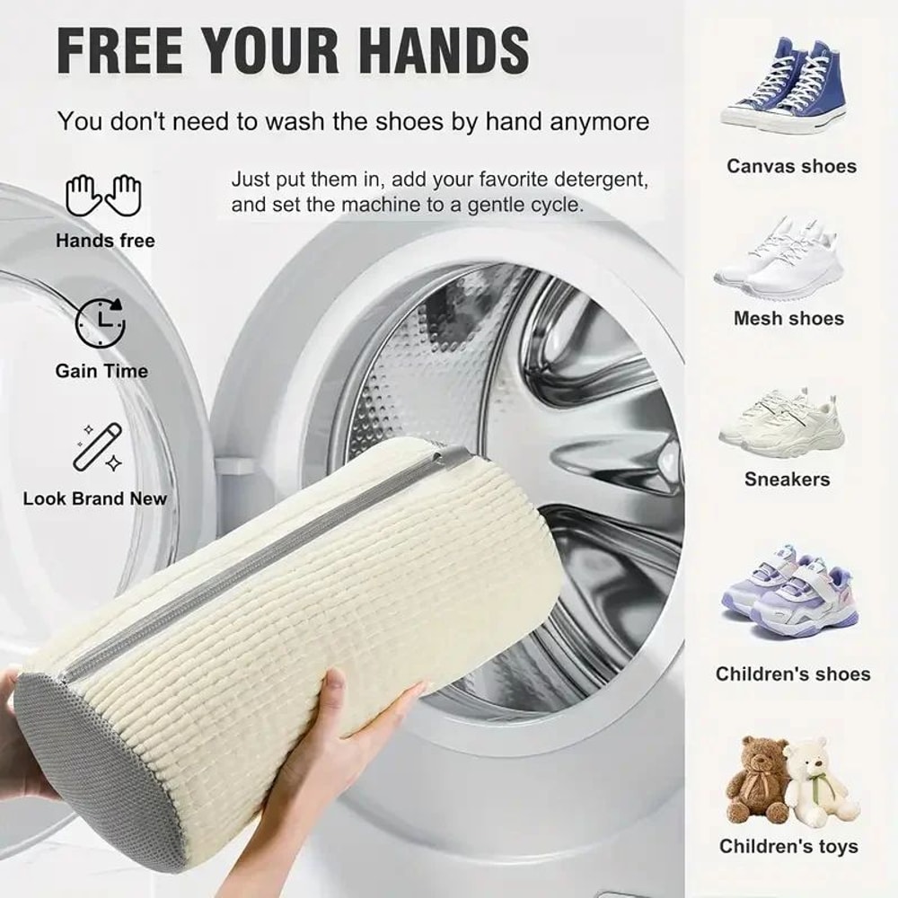Reusable Shoe Washing Machine Laundry Bag 1