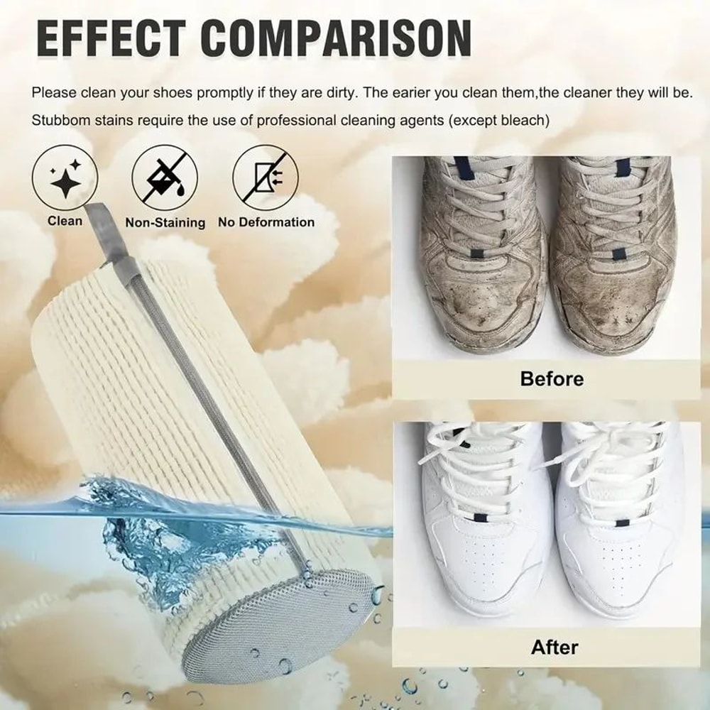 Reusable Shoe Washing Machine Laundry Bag 3