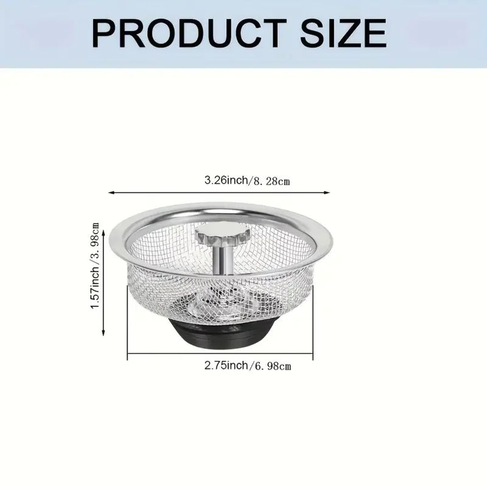 Stainless Steel Sink Strainer Drain Filter 3