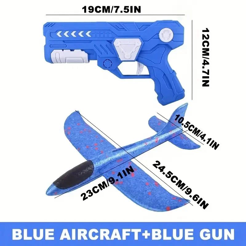 Foam Airplane Launcher Toy For Outdoor Play 4