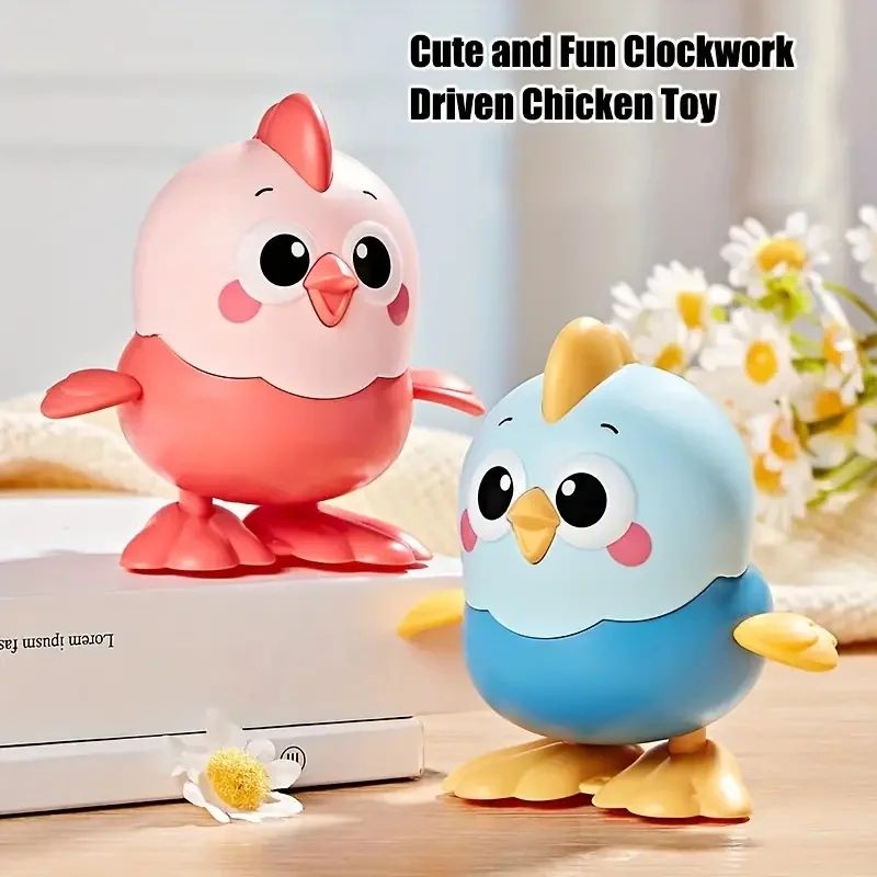 Clockwork Jumping Chicken Toy For Kids 0