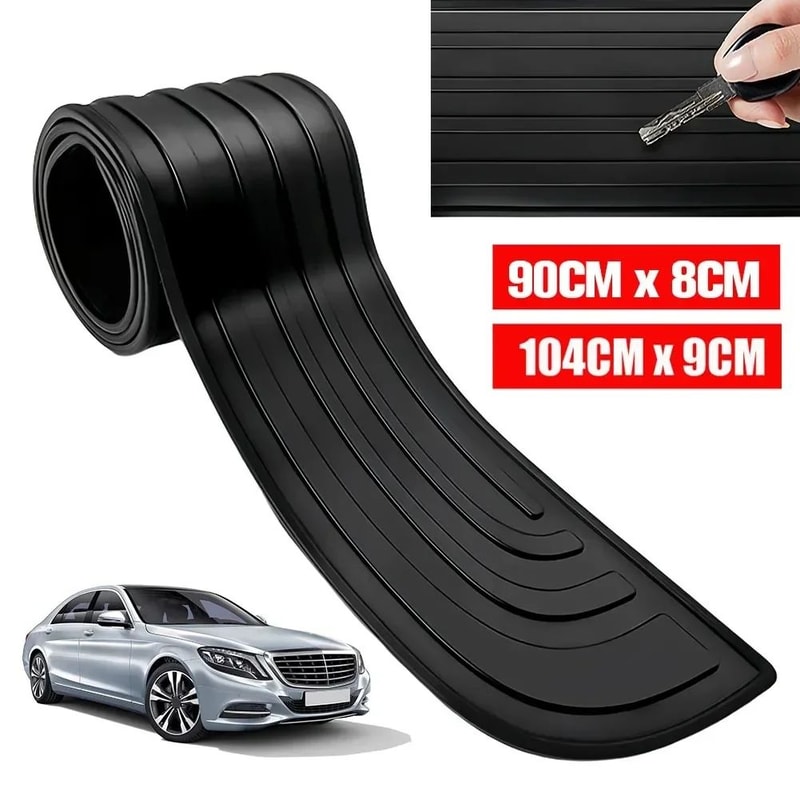 Universal Rear Bumper Guard Rubber Protector 0