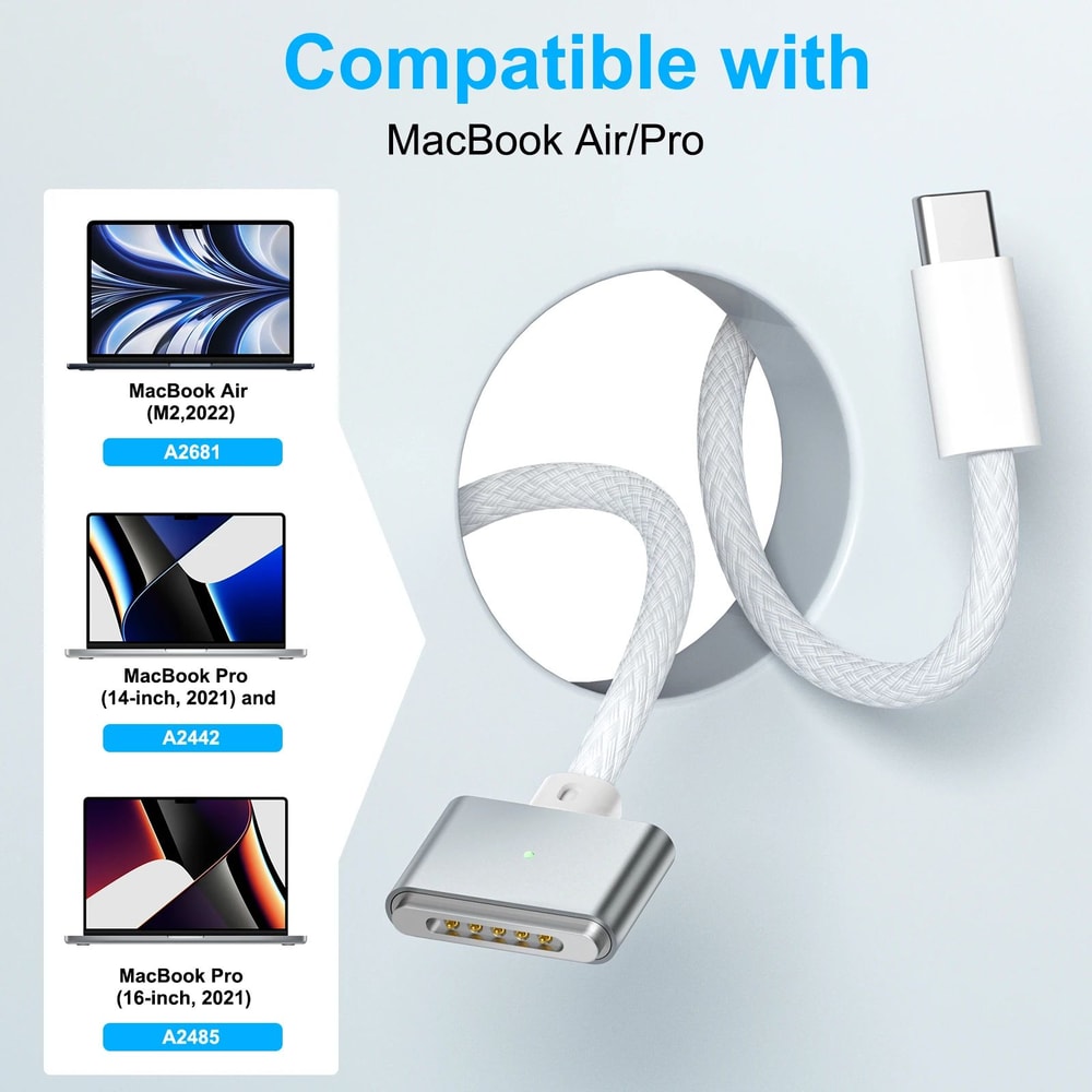 USB C To MagSafe 3 Fast Charging Cable 140W 1