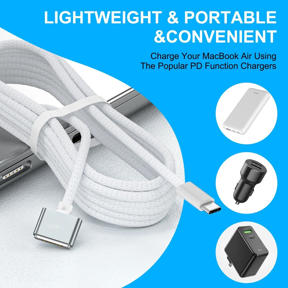 USB C To MagSafe 3 Fast Charging Cable 140W 3