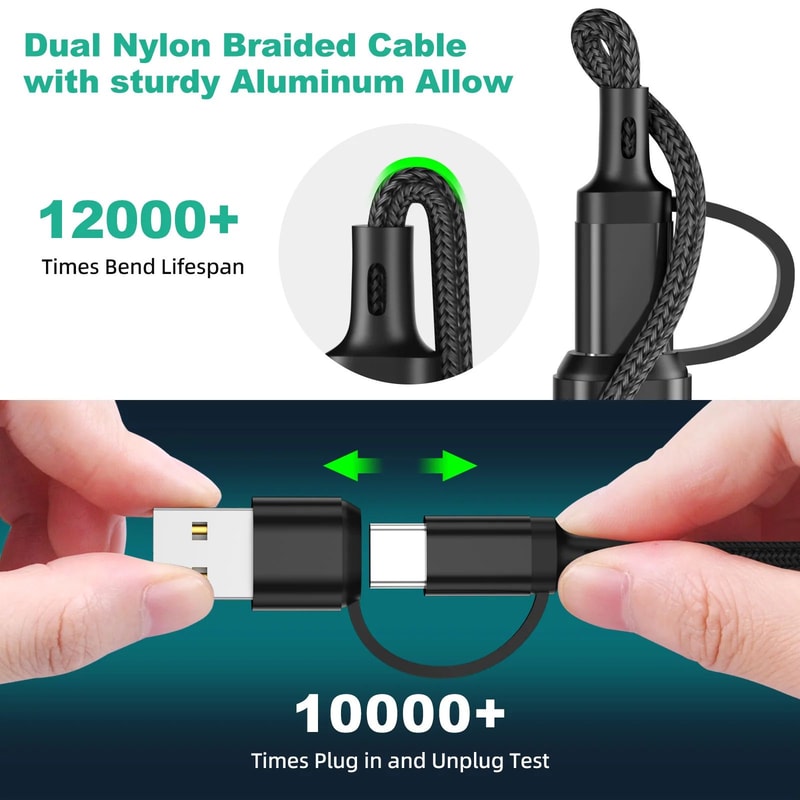 5 In 1 Fast Charging Multi USB Cable 4
