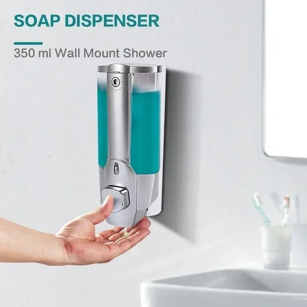 Wall Mounted Liquid Soap And Shampoo Dispenser 1