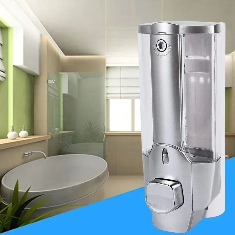 Wall Mounted Liquid Soap And Shampoo Dispenser 2