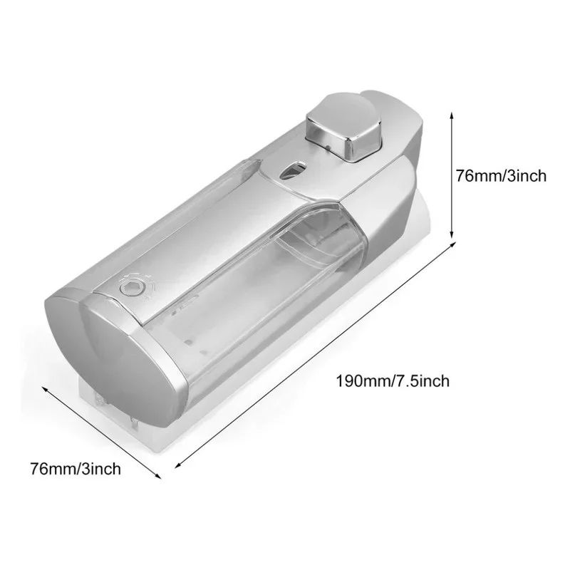 Wall Mounted Liquid Soap And Shampoo Dispenser 8