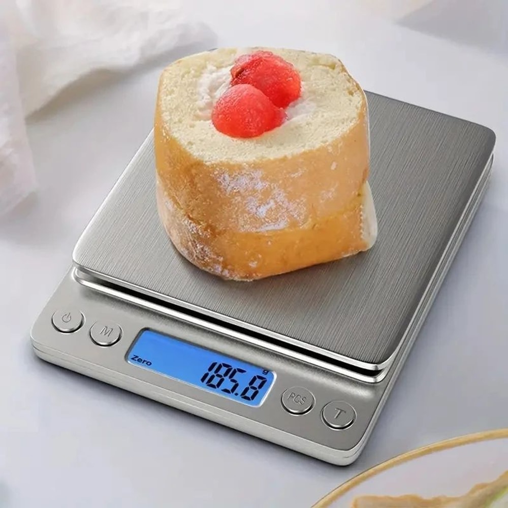 AccuWeight Digital Kitchen Scale Stainless Steel 1