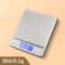 AccuWeight Digital Kitchen Scale Stainless Steel 10