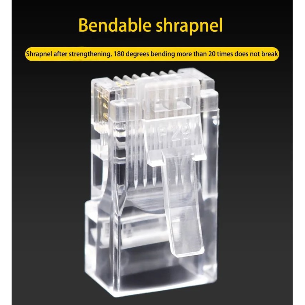 RJ45 Cat6 Network Connector 50 Piece Set 7