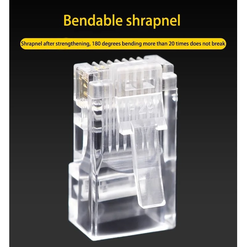 RJ45 Cat6 Network Connector 50 Piece Set 7