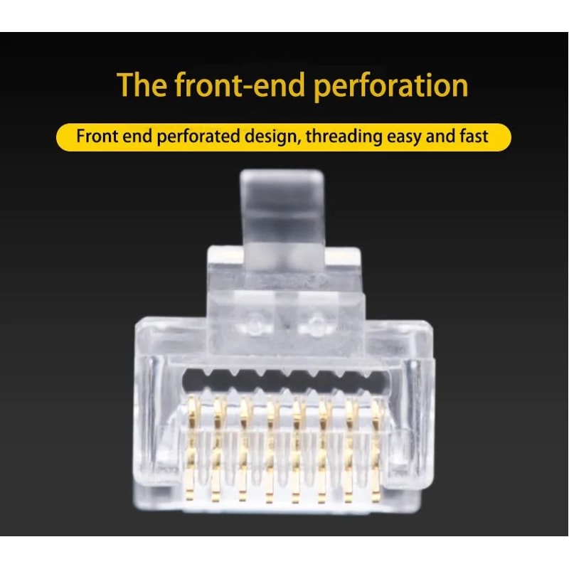 RJ45 Cat6 Network Connector 50 Piece Set 9