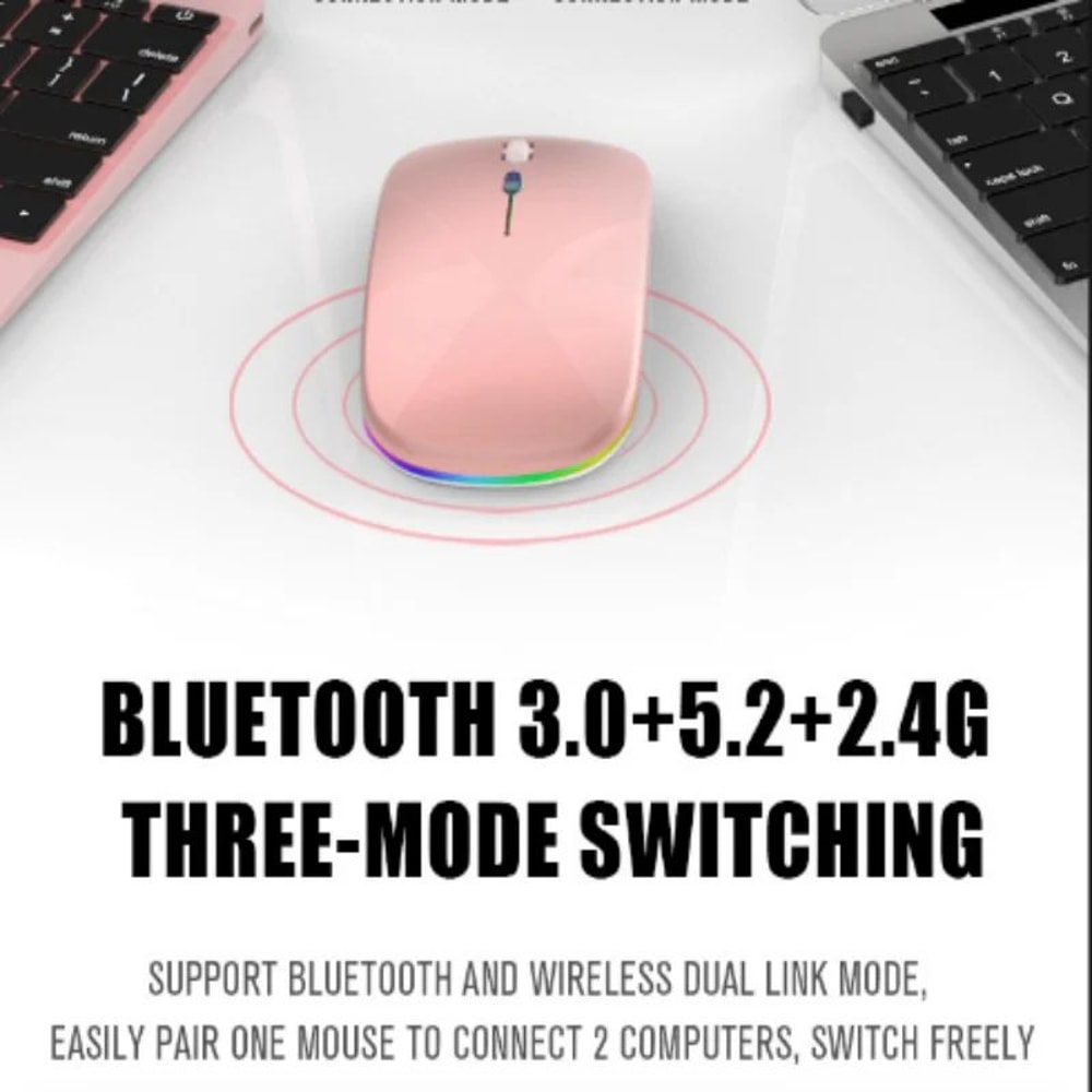 Rechargeable Wireless Bluetooth Mouse 5