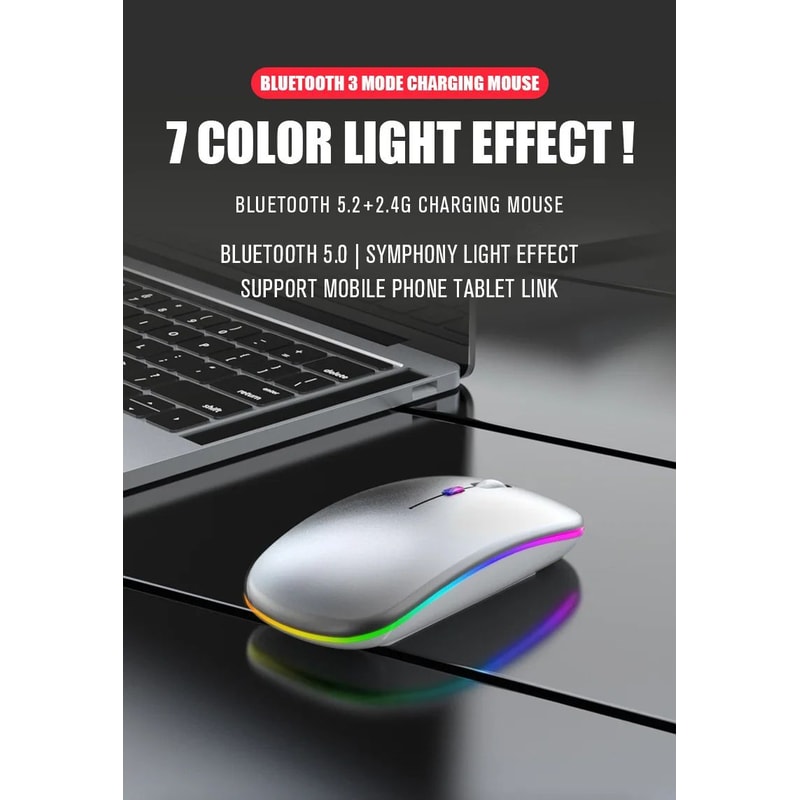 Rechargeable Wireless Bluetooth Mouse 6