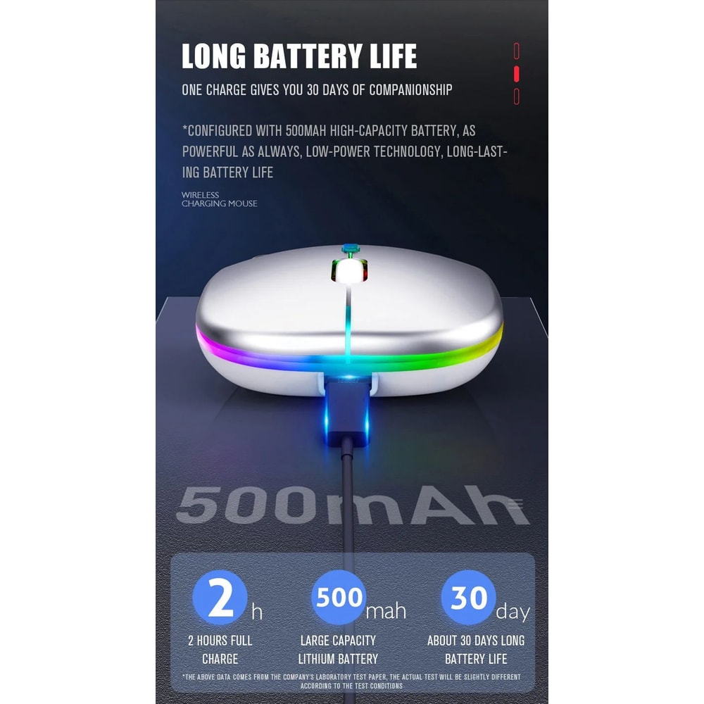 Rechargeable Wireless Bluetooth Mouse 9