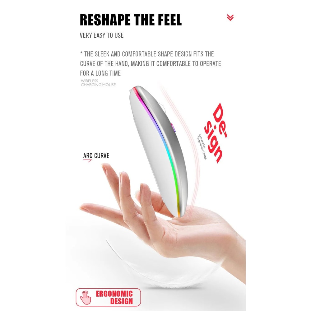 Rechargeable Wireless Bluetooth Mouse 11