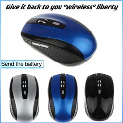 wireless optical mouse ergonomic 2.4g